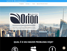 Tablet Screenshot of grupoorion.com.br